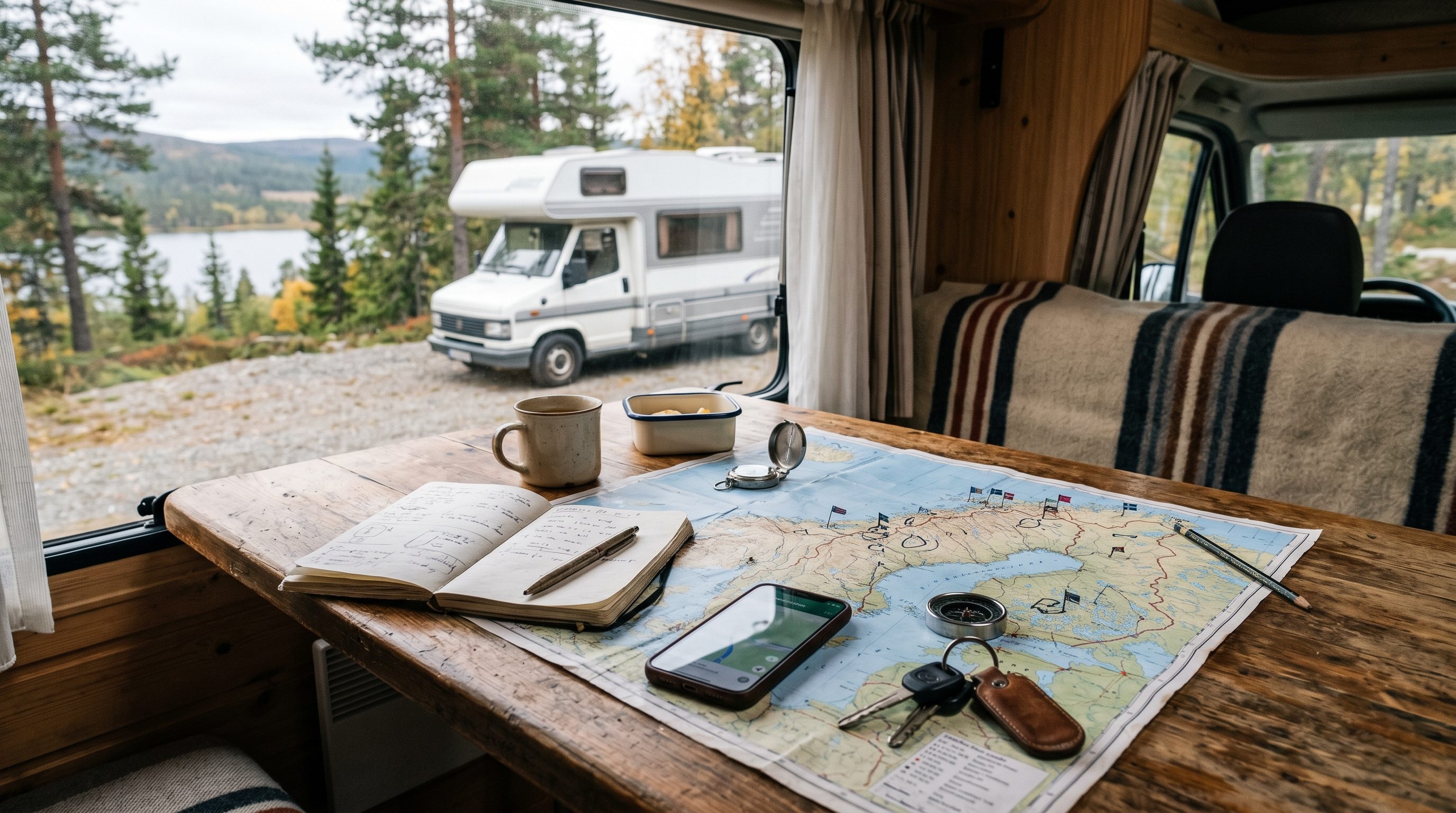 Campsites and motorhome stopovers saved for the next season