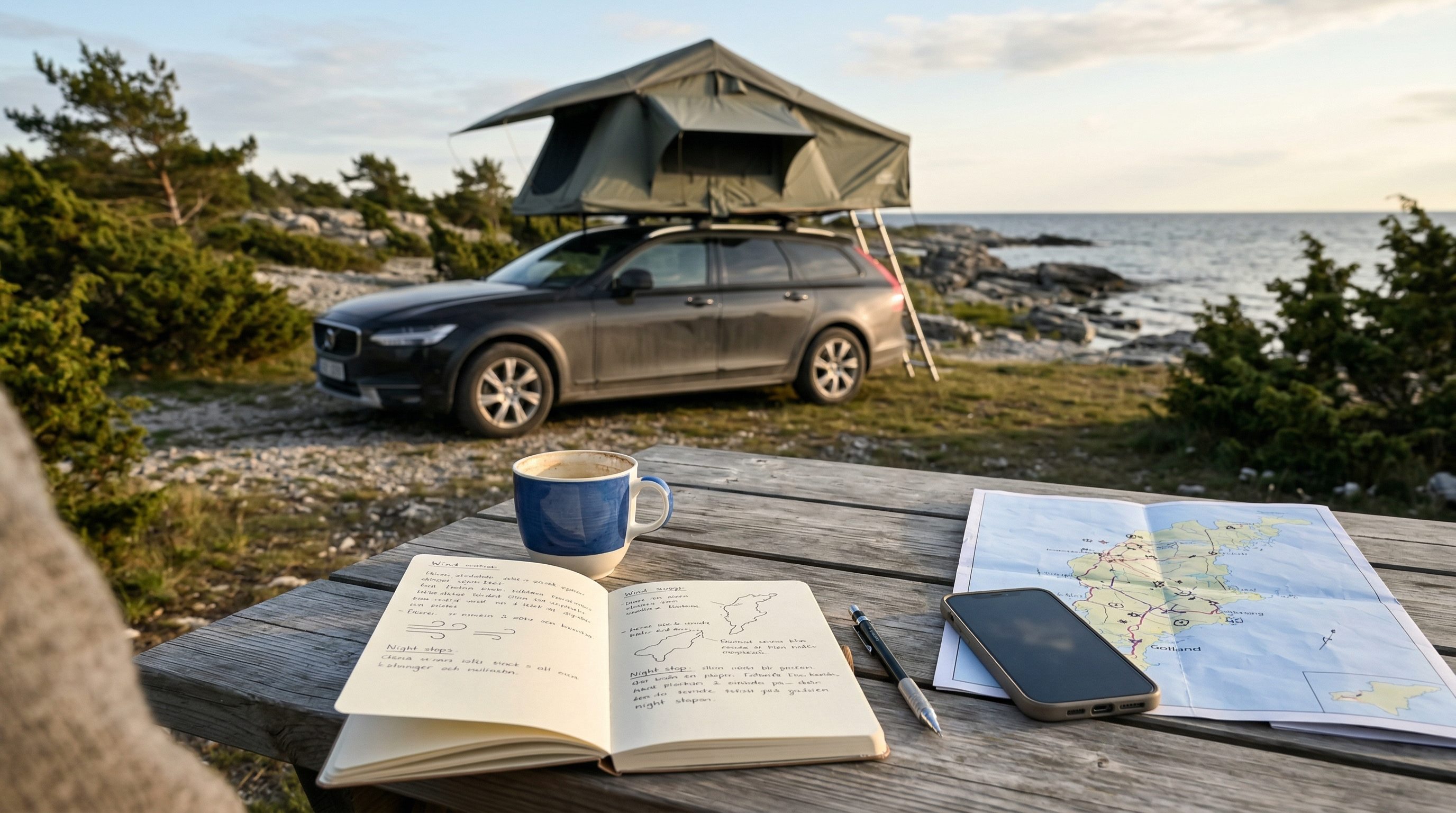Anteckningar från taktältsresa på Gotland