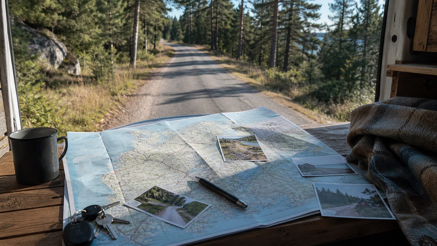 Planning a Swedish vanlife route with alternative stops